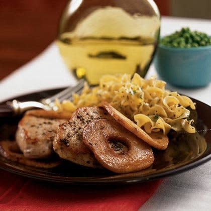 Pork Loin Chops with Cinnamon Apples