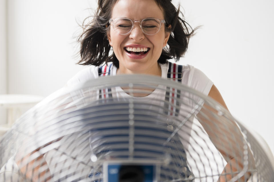 Beat the heat! Shop discount air conditioners and fans right now at Walmart. (Photo: Getty Images)