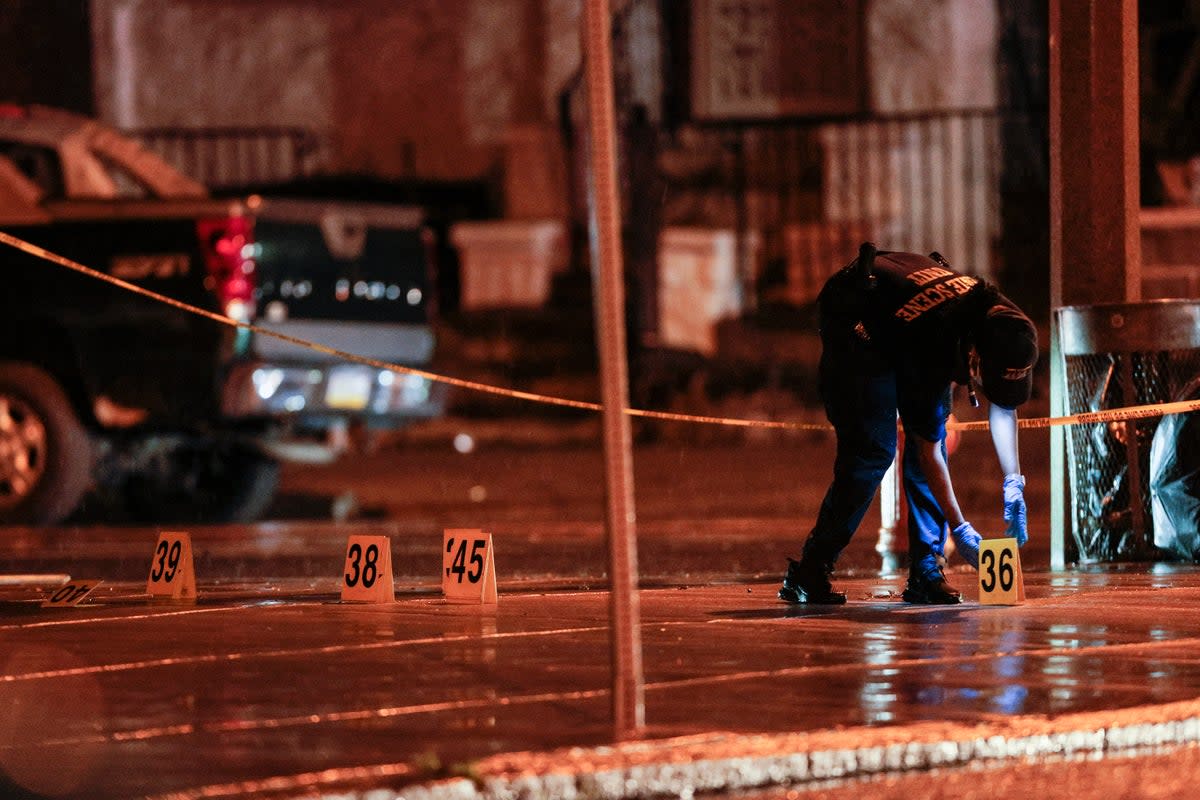 Police on the scene of the Philadelphia shooting (© Copyright 2023 The Philadelphia Inquirer)