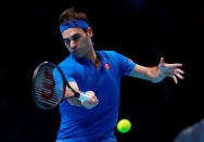 Tennis - ATP Finals - The O2, London, Britain - November 17, 2018 Switzerland's Roger Federer in action during his semi final match against Germany's Alexander Zverev Action Images via Reuters/Andrew Couldridge
