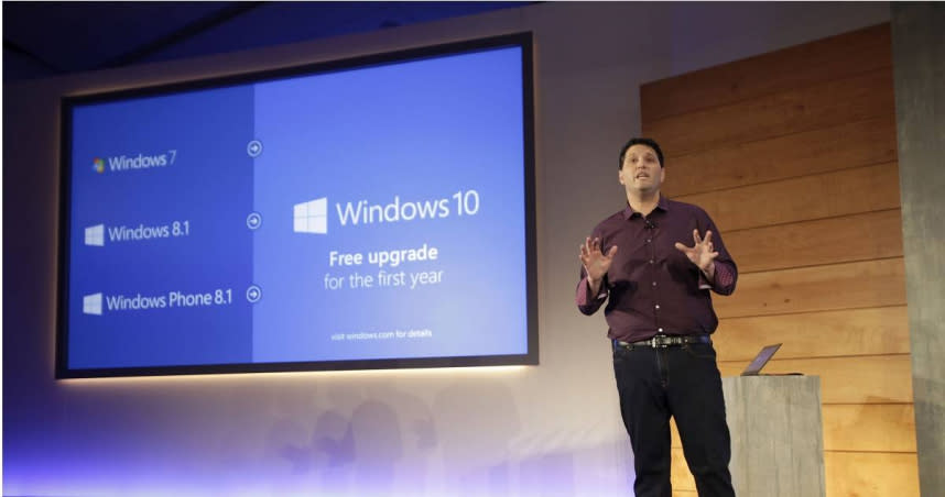 Microsoft也呼籲用戶盡快將Windows升級到最新版本。（圖／達志／美聯社）