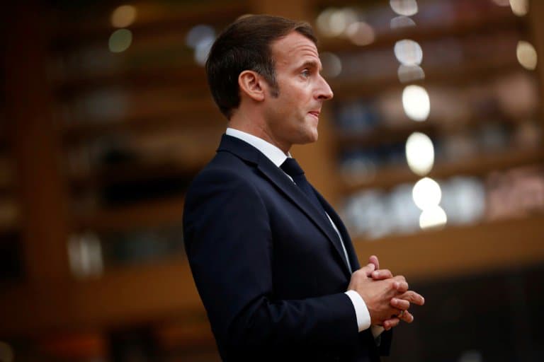Emmanuel Macron le 1er octobre 2020 à Bruxelles - Francisco Seco © 2019 AFP