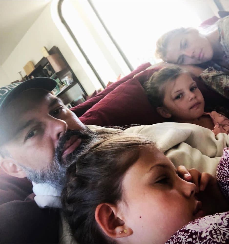 Busy Philipps, Marc Silverstein and their daughters Birdie and Cricket