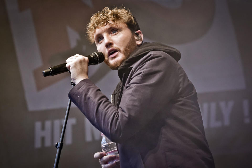 British singer James Arthur performs live on stage during the Energy Music Tour at the Kulturbrauerei on September 1, 2018 in Berlin, Germany. (Photo by Frank Hoensch/Getty Images)