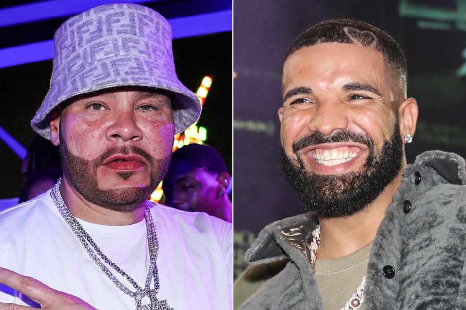 <p>Romain Maurice/Getty; Johnny Nunez/WireImage</p> Fat Joe received an evidently gag birthday gift from Drake.