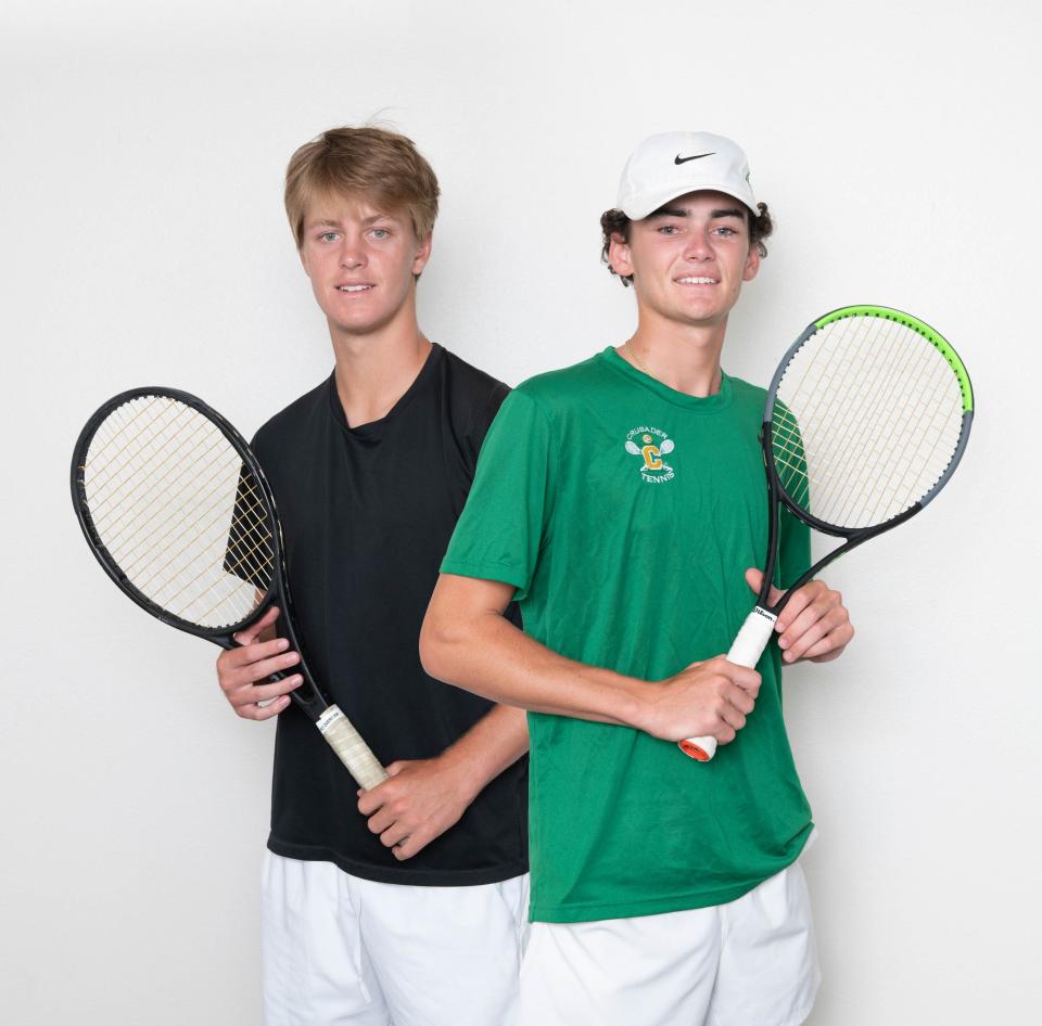 Tennis Doubles Team of the Year - Justin Lyons (left), Evan Fisher (right)