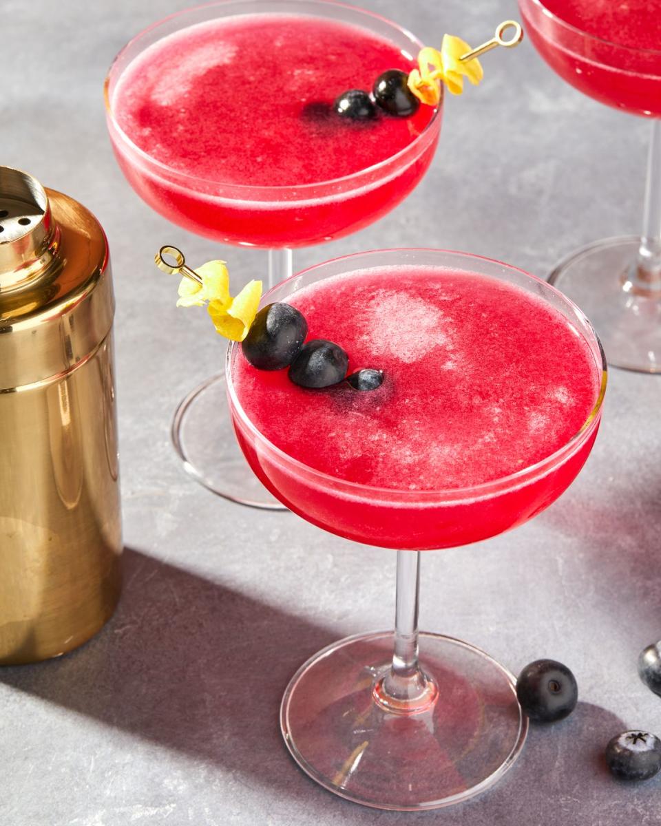 Lemon Blueberry Daiquiris