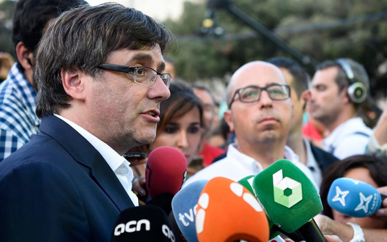 President of the Catalan Government Carles Puigdemont  - AFP