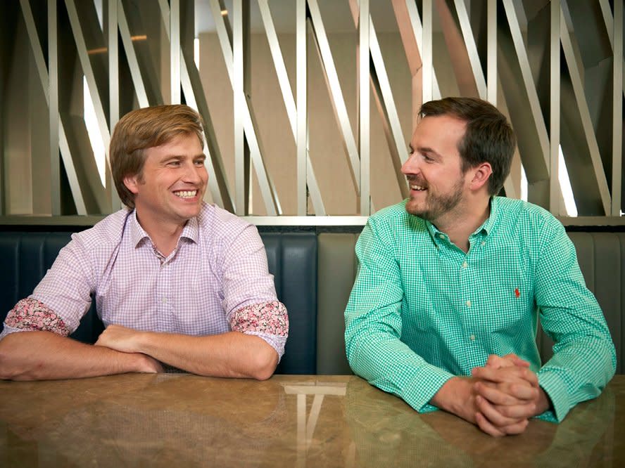 TransferWise founders Kristo Kaarmann and Taavet Hinrikus