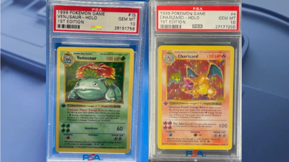 <div>Among the fraudulent cards were a 1999 Pokémon Venusaur card and a 1999 Pokémon Charizard card.</div> <strong>(U.S. Attorney's Office, Southern District of New York)</strong>