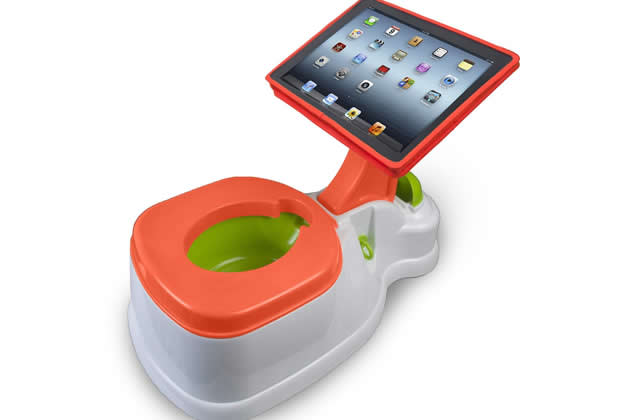 Le pot pour bébé porte-ipad