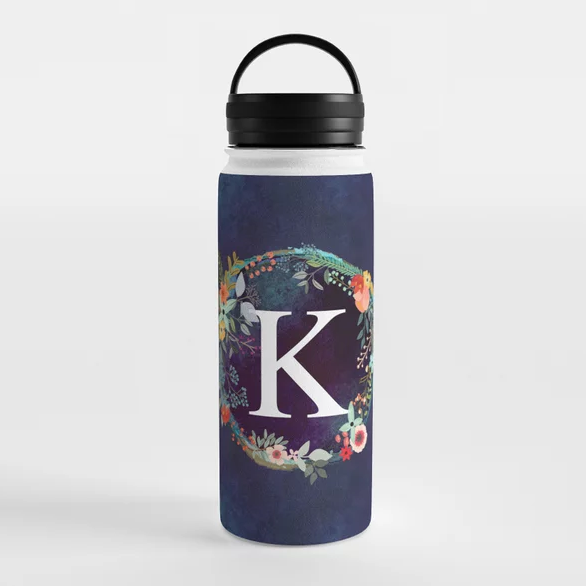 <p><a href="https://go.redirectingat.com?id=74968X1596630&url=https%3A%2F%2Fsociety6.com%2Fproduct%2Fpersonalized-monogram-initial-letter-k-floral-wreath-artwork_water-bottle&sref=https%3A%2F%2Fwww.womansday.com%2Frelationships%2Ffamily-friends%2Fg60296719%2Fbest-personalized-gifts%2F" rel="nofollow noopener" target="_blank" data-ylk="slk:Shop Now;elm:context_link;itc:0;sec:content-canvas" class="link ">Shop Now</a></p><p>Monogram Floral Wreath Water Bottle</p><p>society6.com</p><p>$40.00</p>