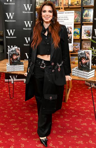 <p>David Fisher/Shutterstock</p> Julia Fox at her 'Down the Drain' book signing in London.