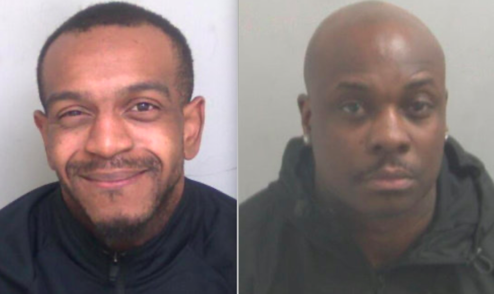 James Willoughby (left) and Mac Cheremeh (right) were both jailed for 10 years each. (SWNS)