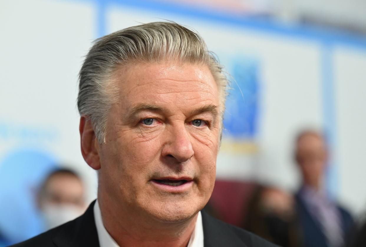 US actor Alec Baldwin attends DreamWorks Animation's 