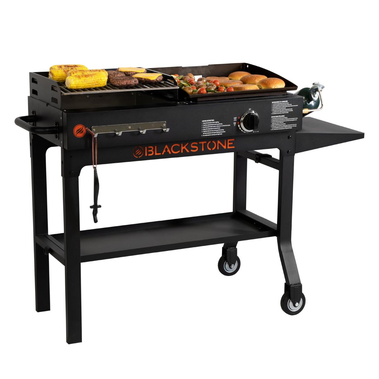 <p><a href="https://go.redirectingat.com?id=74968X1596630&url=https%3A%2F%2Fwww.walmart.com%2Fip%2FBlackstone-Duo-17-Propane-Griddle-and-Charcoal-Grill-Combo%2F913748766&sref=https%3A%2F%2Fwww.housebeautiful.com%2Fshopping%2Fbest-stores%2Fa61501488%2Fwalmart-4th-of-july-sales%2F" rel="nofollow noopener" target="_blank" data-ylk="slk:Shop Now;elm:context_link;itc:0;sec:content-canvas" class="link rapid-noclick-resp">Shop Now</a></p><p>Duo Propane Griddle and Charcoal Grill Combo</p><p>walmart.com</p><p>$177.00</p>