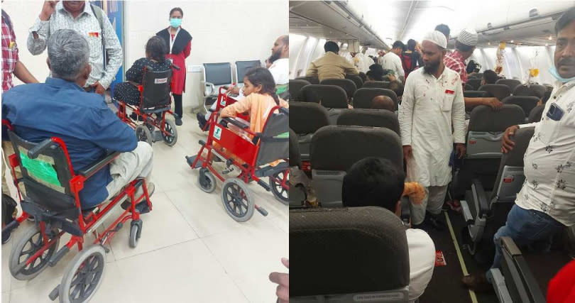 印度香料航空近日發生顛簸事故，造成17名乘客受傷。（圖／翻攝自Amit Baul臉書）