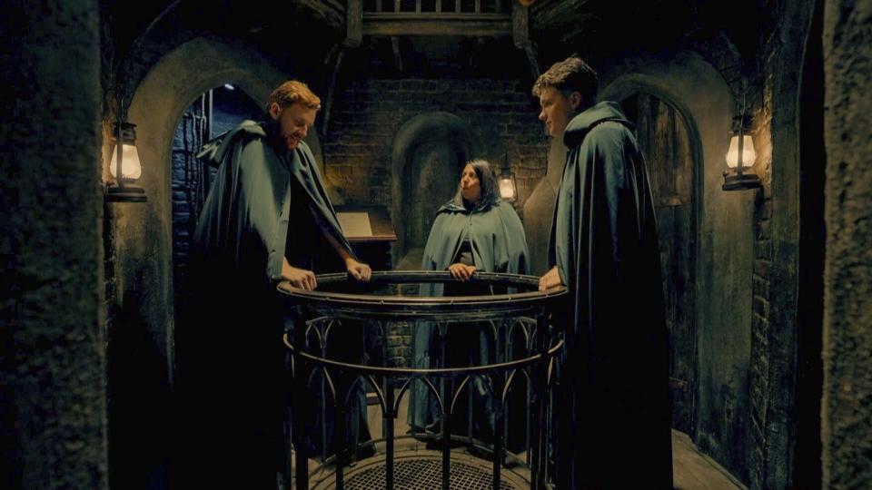 Paul, Ash, and Harry were the original Traitors in the latest series, but only one of them remains in the final. (BBC)