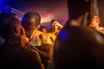 An image of partygoers at the Circuit Festival in Barcelona, Spain.