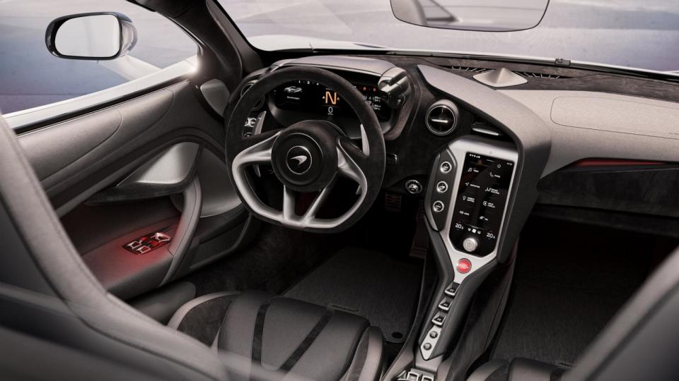 PHOTO: McLaren engineers moved switches and controls in the 750S cockpit to increase driver comfort and everyday usability. (McLaren)