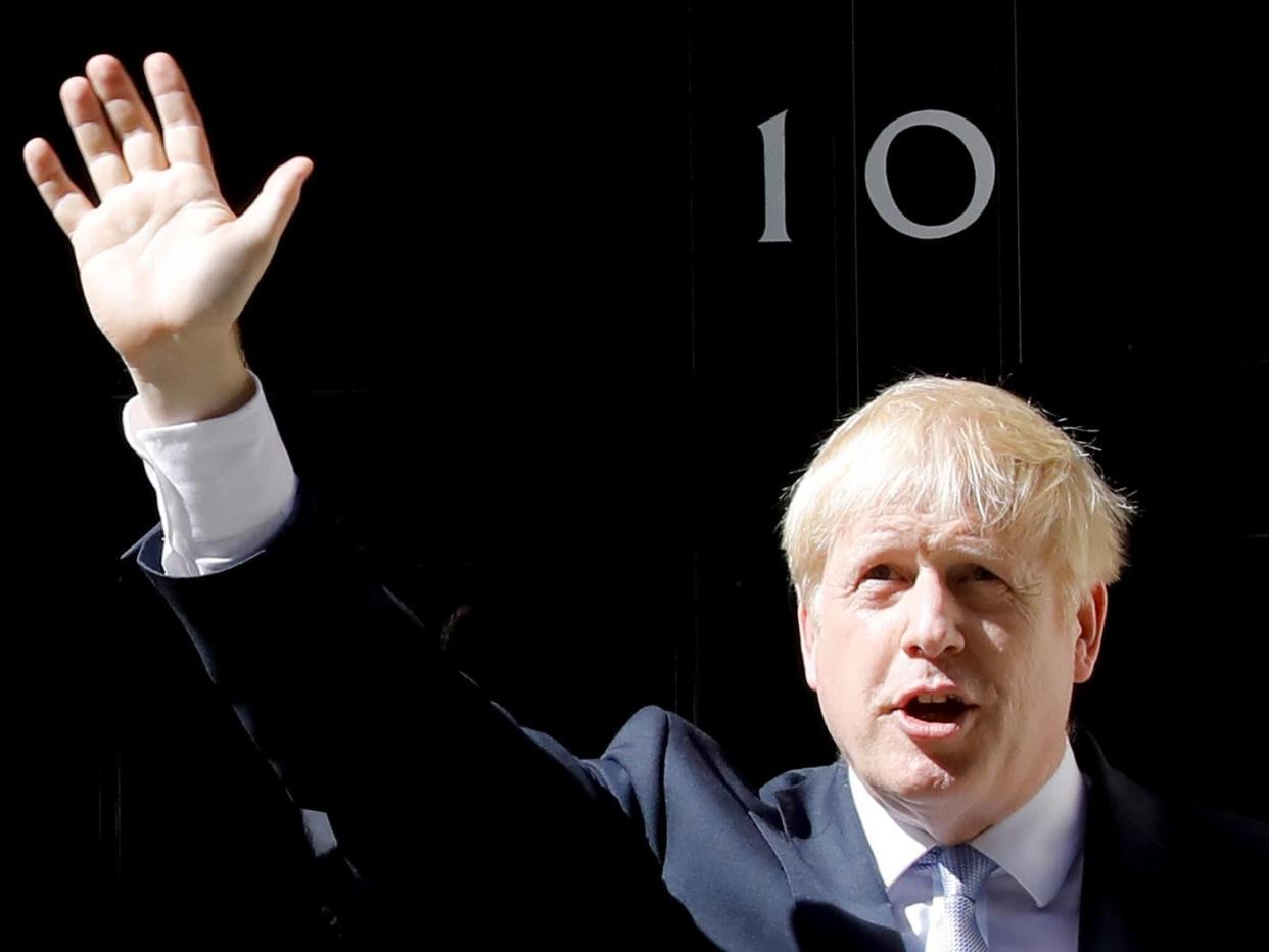 Johnson has turned around a remarkably high approval rating in the space of a few months: AFP/Getty