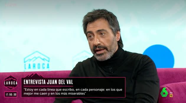 Juan del Val en el programa &#39;La Roca&#39; de Nuria Roca. (Photo: LASEXTA)