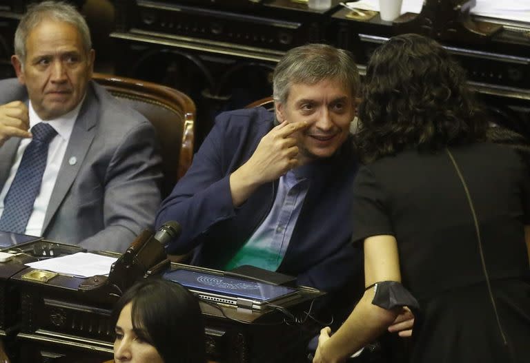 Sesión especial en Diputados. Máximo Kirchner