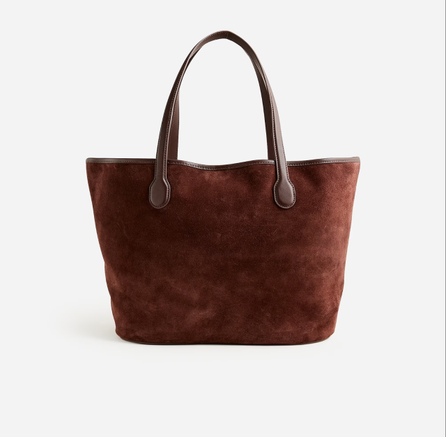 Berkeley bucket bag in leather and suede