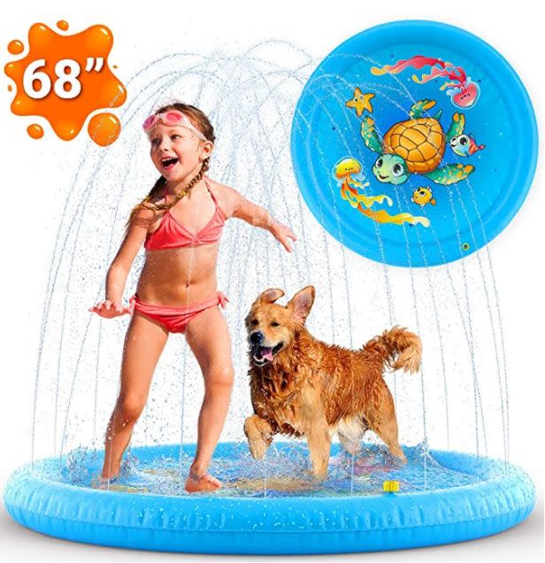 Adjust the water pressure for the perfect amount of fun. Find this inflatable splash pad sprinkler for $30 on <a href="https://amzn.to/2NV4bg9" target="_blank" rel="noopener noreferrer">Amazon</a>.