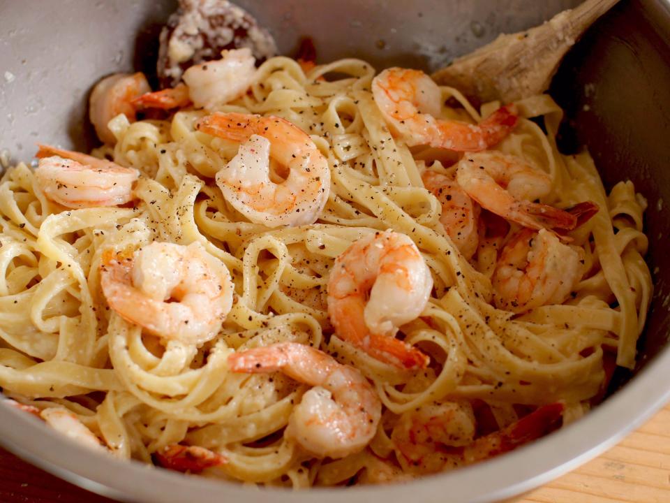 shrimp alfredo