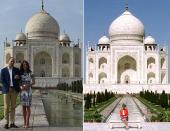 <p>En 2016, William et Kate reprennent leurs obligations officielles. Ils posent ensemble devant le Taj Mahal, en Inde. Les photos font le tour du monde et rappellent celle de Lady Di, seule, devant le mausolée, 24 ans plus tôt. Un cliché qui avait été suivi, quelques moins plus tard, de l’annonce officielle de la séparation du prince Charles et de Diana. </p>