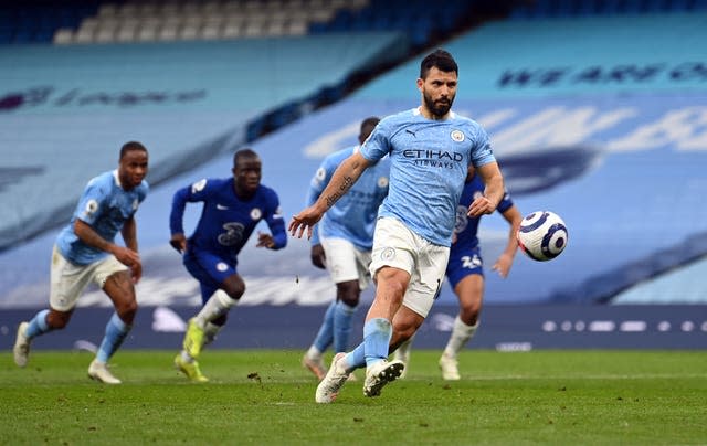 Sergio Aguero's Panenka against Chelsea was saved