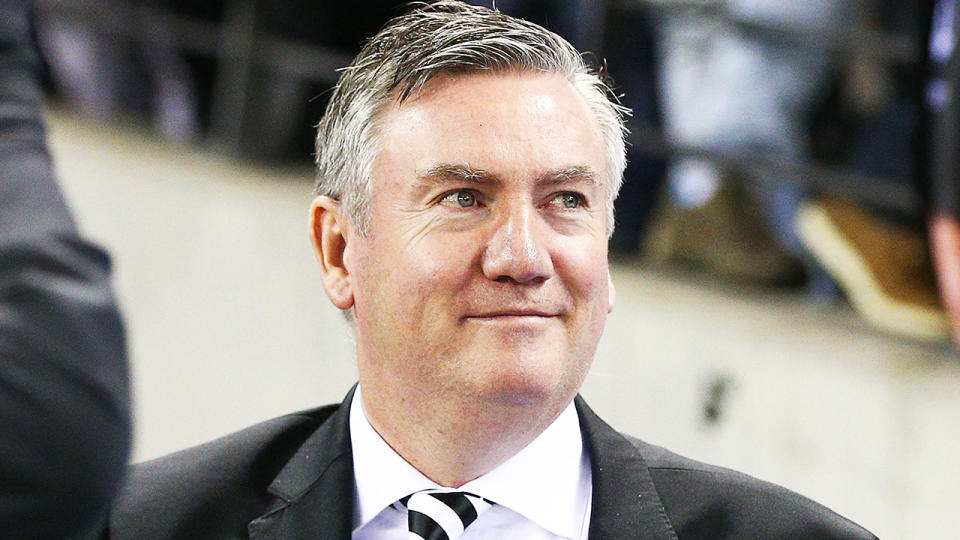 Collingwood president Eddie McGuire, pictured at Marvel Stadium.