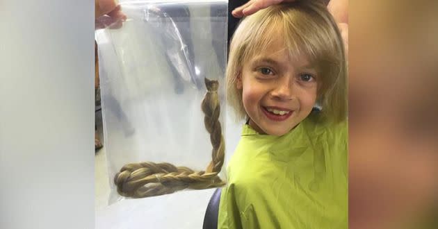 Libby post-haircut. Photo: ABC News/ Charlie Spiers