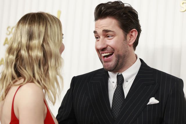 <p>Emma McIntyre/FilmMagic</p> John Krasinski and Emily Blunt