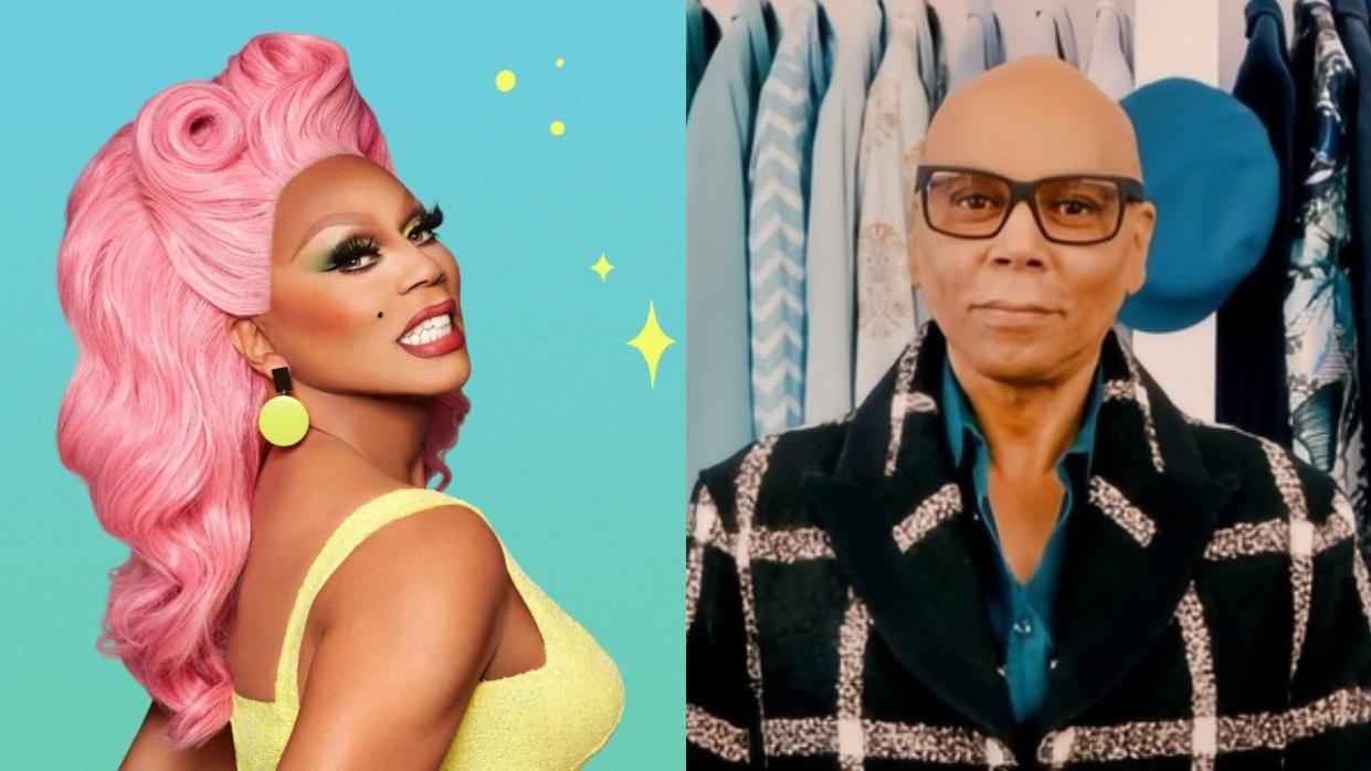 RuPaul on RuPaul’s Drag Race season 13; RuPaul via Instagram