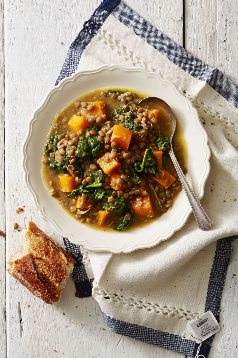 Winter Squash and Lentil Stew