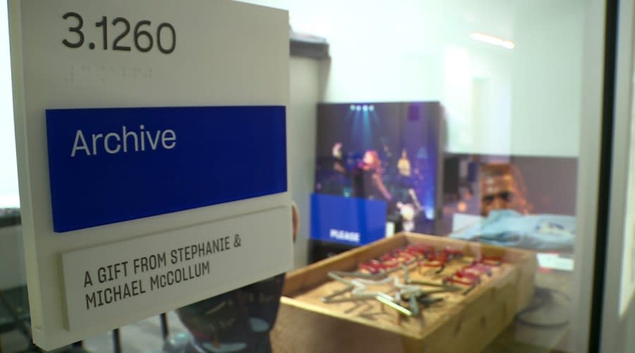 Austin City Limits TV show Archive Room at Austin PBS. (KXAN Photo/Ed Zavala)