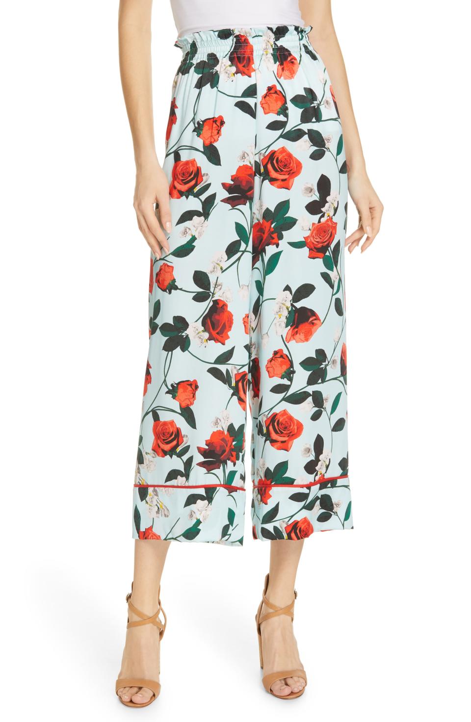 Elba Floral Crop Pants