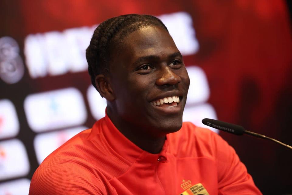 Amadou Onana is set to sign for West Ham  (BELGA MAG/AFP via Getty Images)