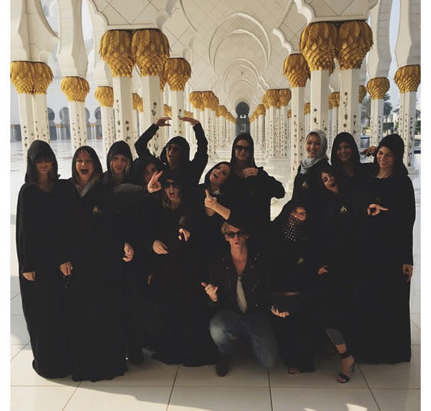 Kendall Jenner and Gigi Hadid holiday in Abu Dhabi.