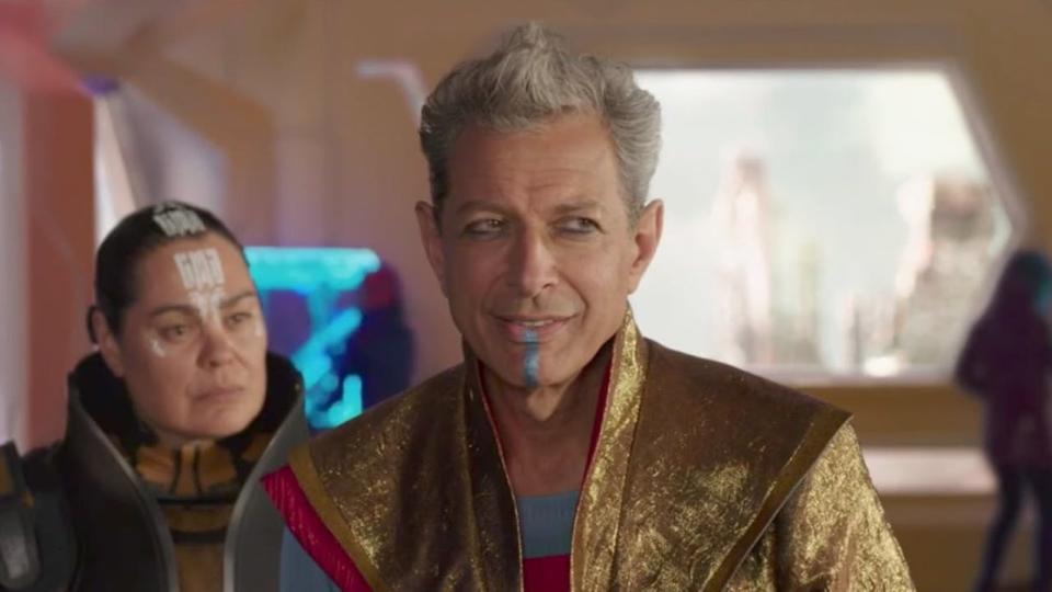 <p> With their sister Hela (Cate Blanchett) running amok, and their father Odin dead, what’s a pair of brothers to do? For Thor, the answer is to fight to escape the clutches of The Grandmaster (Jeff Goldblum) and his gladiatorial arena. But what does Loki do? He gets in good with <em>Thor: Ragnarok’s</em> semi-villainous presence, and doesn’t do his brother any favors in the process. </p>