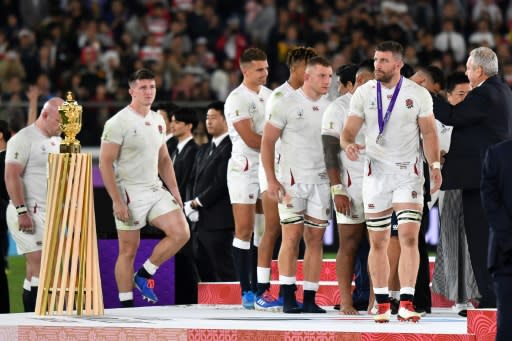 Eddie Jones said England are scarred after losing the World Cup final but to deal with it will by playing rugby of 'absolute britality'