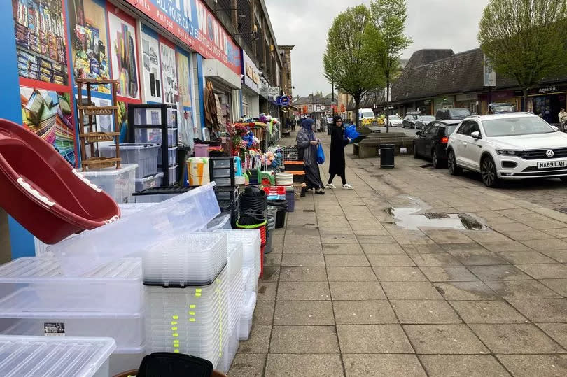 Batley town centre on Monday, April 22, 2024 -Credit:Yorkshire Live