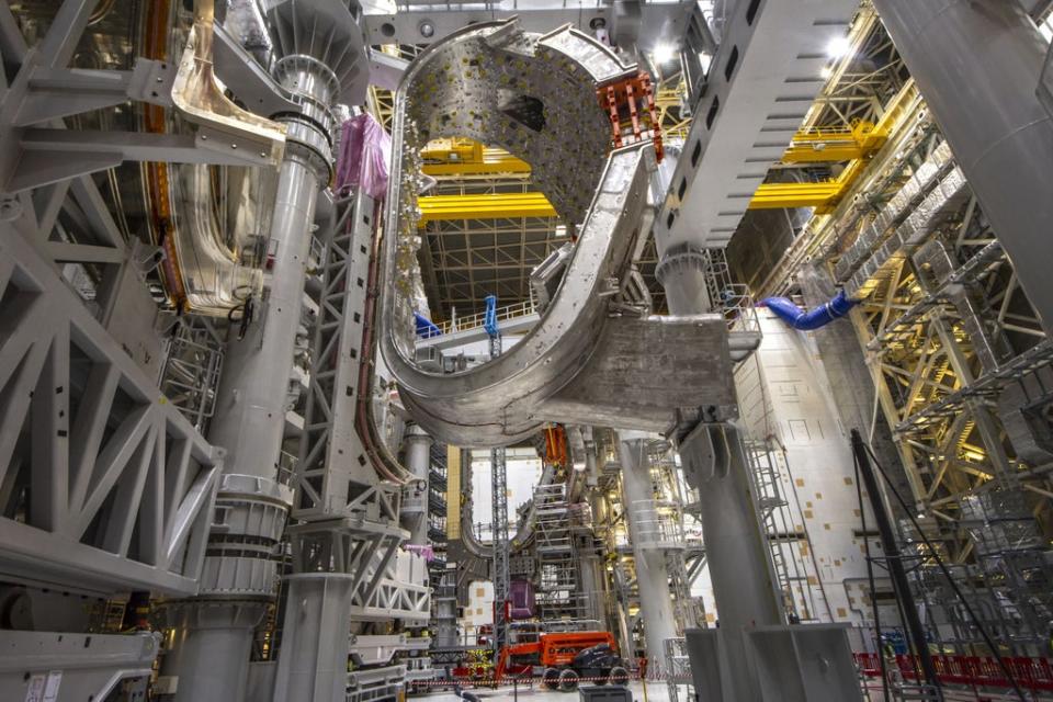 The ITER facility in Saint-Paul-lez-Durance, France (ITER)