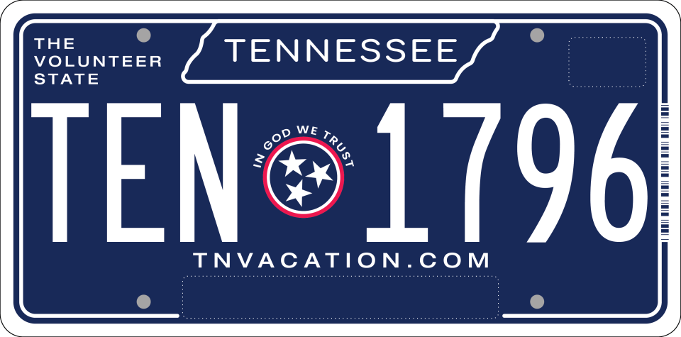 Tennesseans have selected this design for the state's next standard license plate.