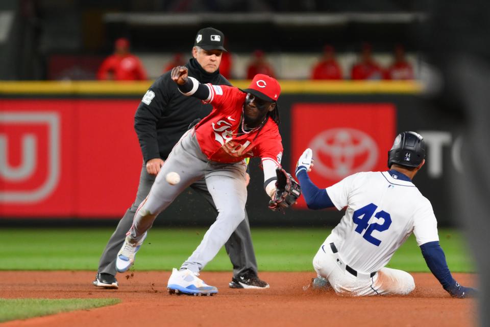 Cincinnati Reds shortstop Elly De La Cruz