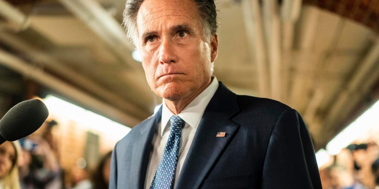 Senator Mitt Romney in January 2020.