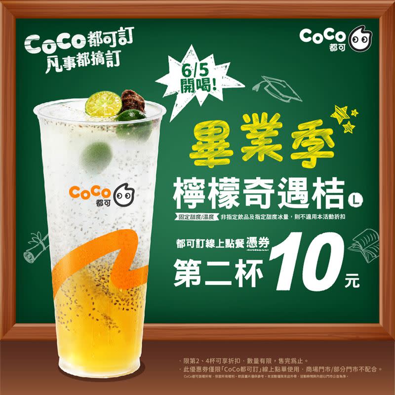 CoCo週三好友日-檸檬奇遇桔。（圖／品牌業者提供）