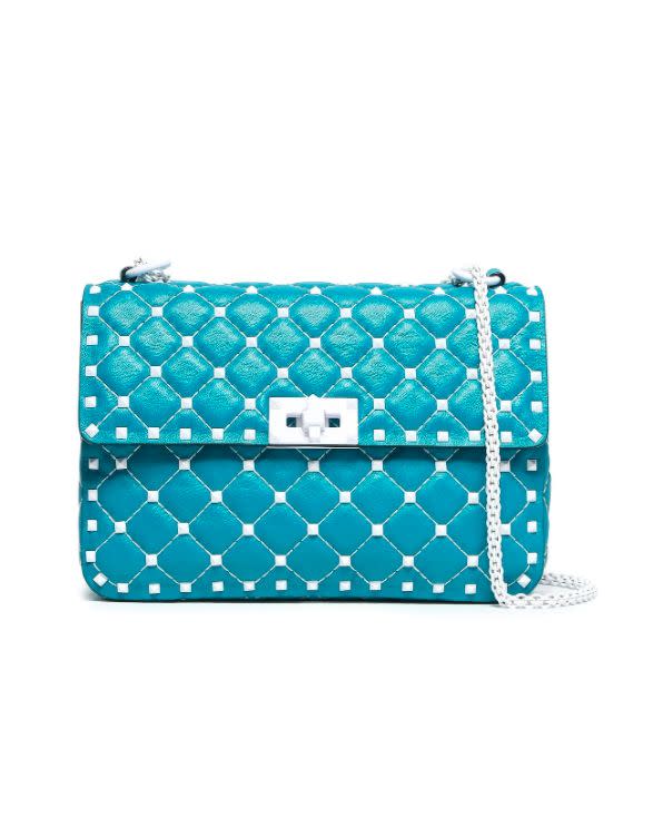 Rockstud Spike quilted leather shoulder bag